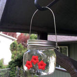 Hummingbird Feeder Plastic Flower Bird Feeder Bird Water Feeder Bottle Hanging Garden Outdoor Pet Supplies