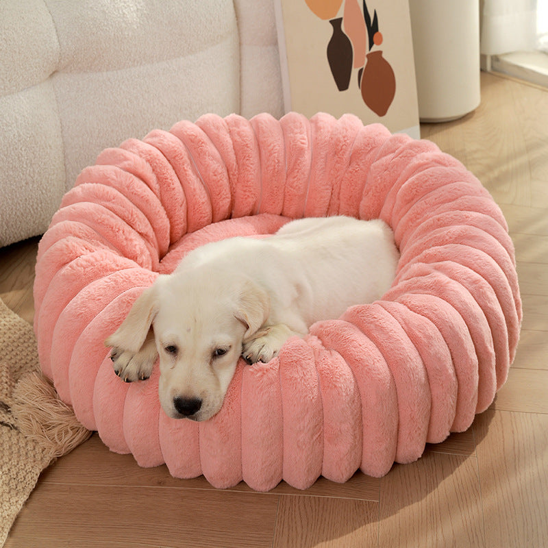 Rabbit Fur Pets Dog Bed Plush Cat Kennel Pet Products