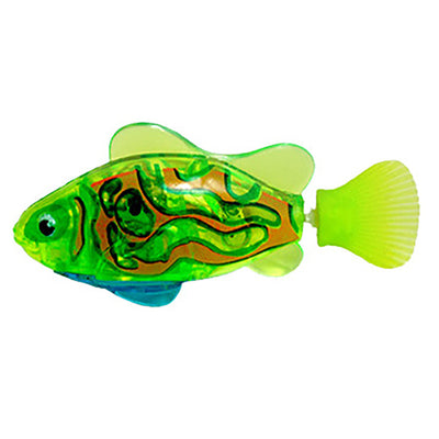 Pet Fish Electronic Cat Toys With Grass LED Light Toys