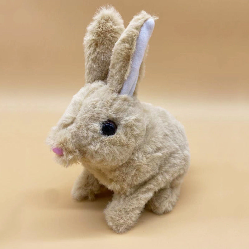 Simulation Pet Plush Electric White Rabbit Toys