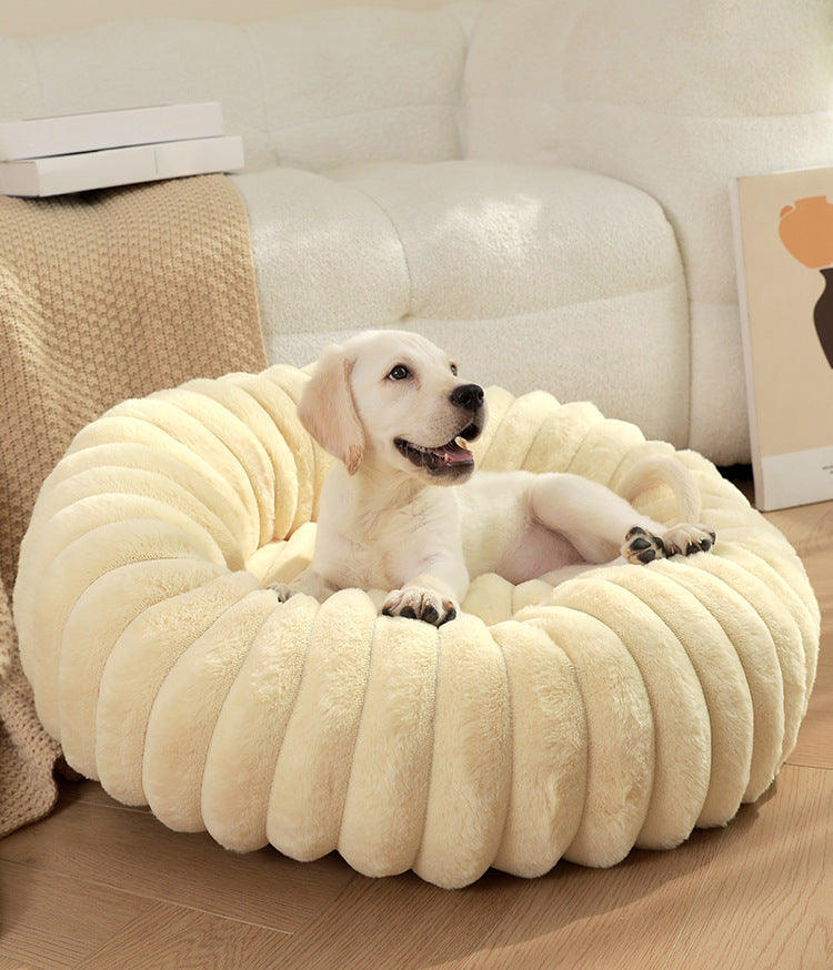 Rabbit Fur Pets Dog Bed Plush Cat Kennel Pet Products