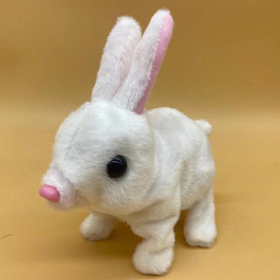 Simulation Pet Plush Electric White Rabbit Toys