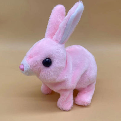 Simulation Pet Plush Electric White Rabbit Toys